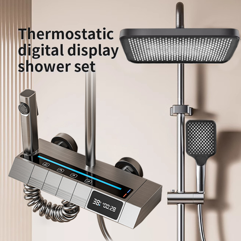Home Bathroom Set - Zestaw słuchawek prysznicowych z pianinem cyfrowym