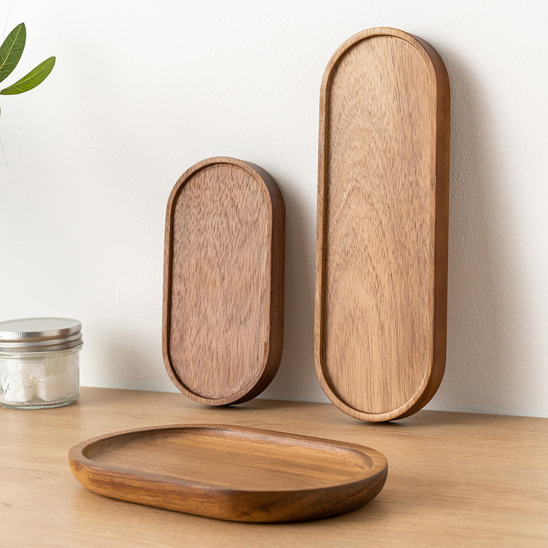 Zara Home Bathroom Tray - Zastawa stołowa z litego drewna taca