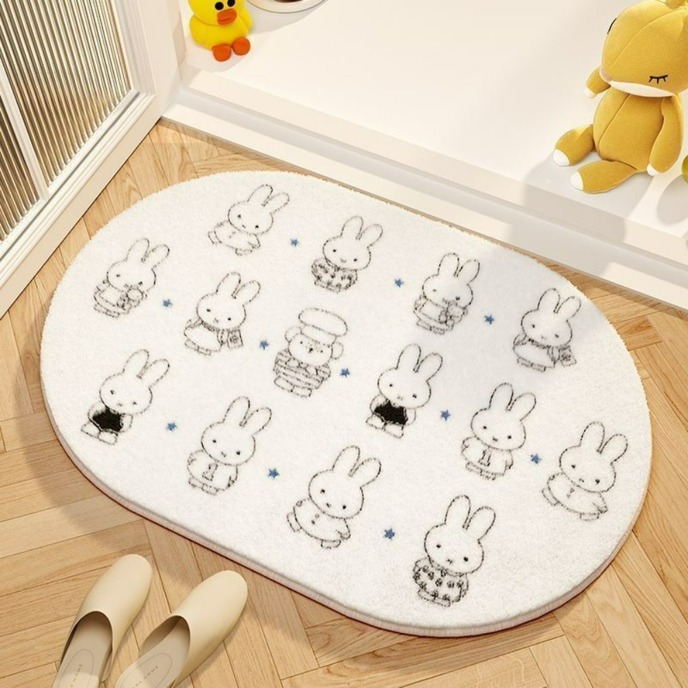 Home Goods Bathroom Mats - Mata podłogowa z motywem Miffy, miękka