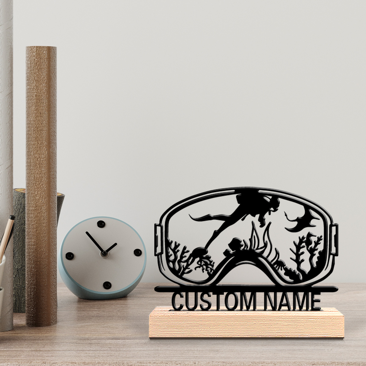 Home Kitchen & Bathroom - 1 szt. Urocza, personalizowana, drewniana dekoracja