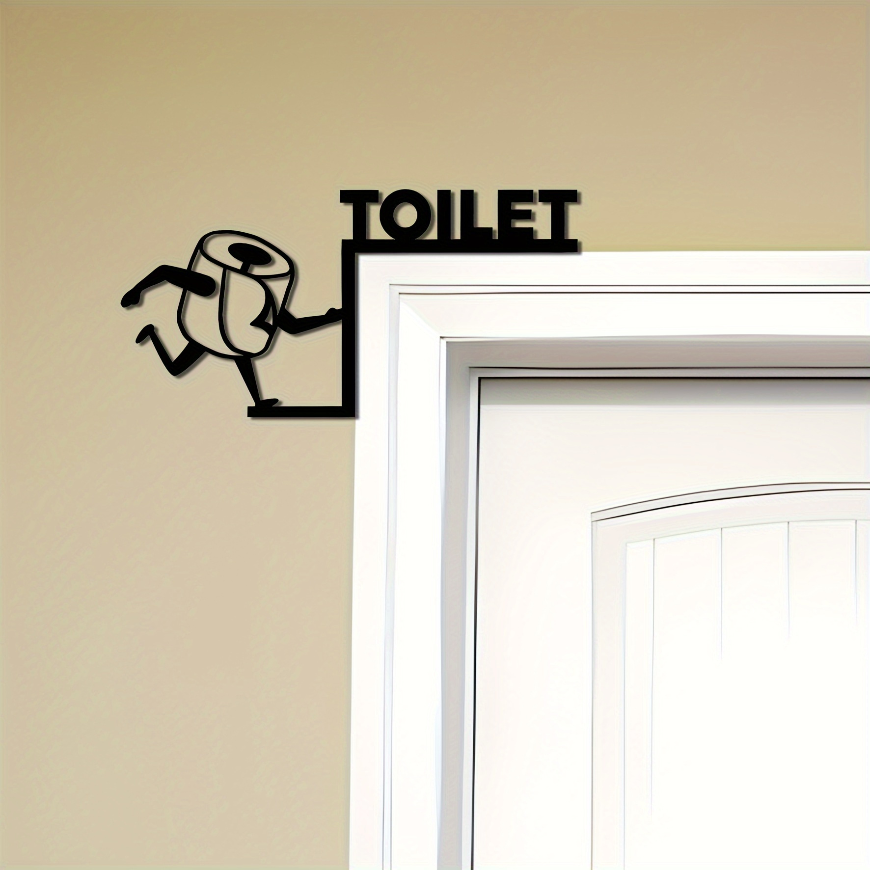 Home Bathroom Wallpaper - Elegancki metalowy uchwyt na papier toaletowy