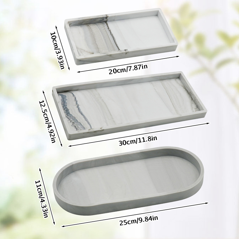 Zara Home Bathroom Tray - Silikonowa taca łazienkowa Zagęszczona taca kuchenna