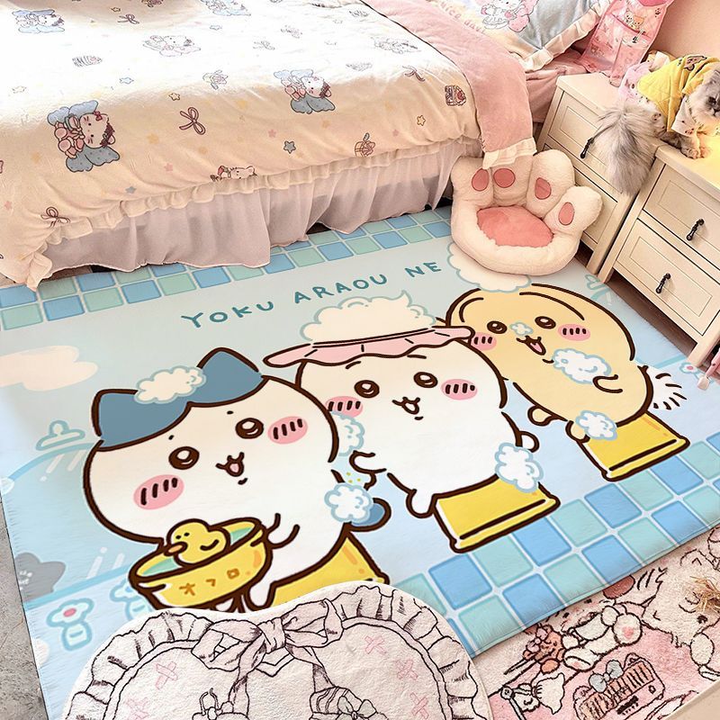 Home Goods Bathroom Mats - Chiikawa, Hachiware, Usagi Uroczy Dywanik z