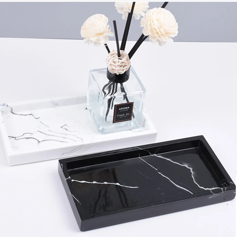 Zara Home Bathroom Tray - Taca łazienkowa, dekoracja wnętrz, prostokątny talerz,