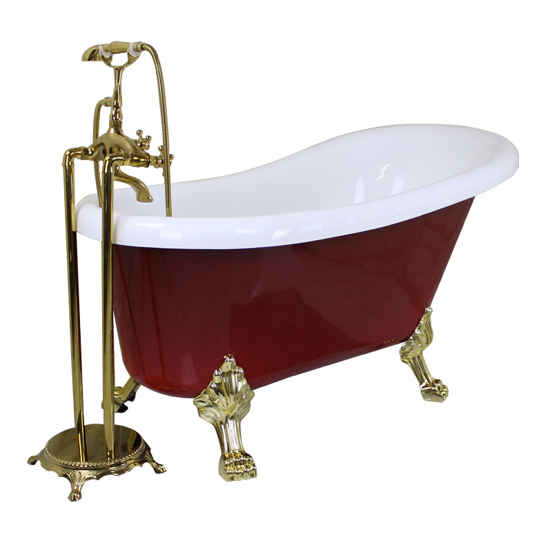 Home Bathroom Spa - Wanna wolnostojąca, akrylowa, kolorowa, na nóżkach,
