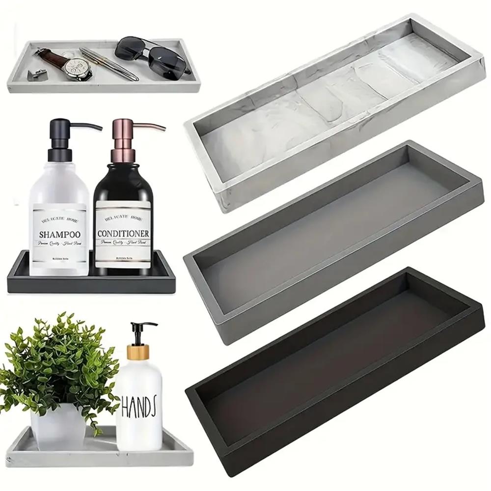 Zara Home Bathroom Tray - Prostokątna silikonowa tacka do aromaterapii do