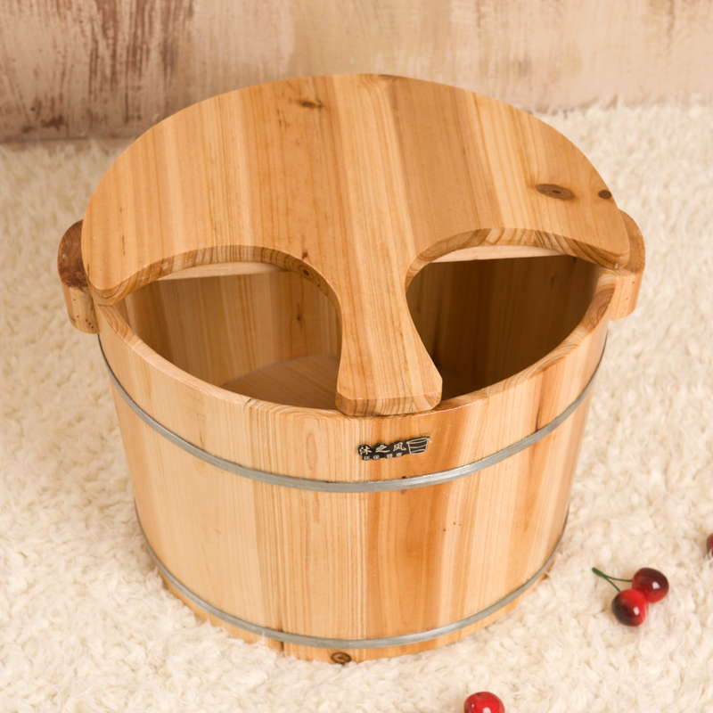 Home Bathroom Spa - Drewniana wanna do moczenia stóp Głęboka