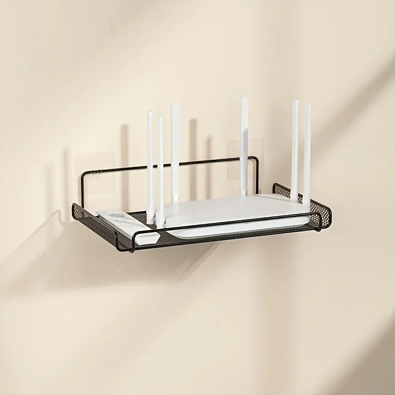 Home Bathroom Shelf - Półka na router ze stali nierdzewnej,