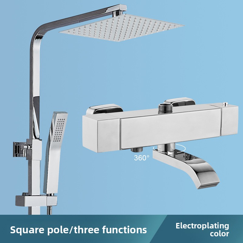 Elektroplaterowany zestaw prys – Home Bathroom Set recenzja i cena
