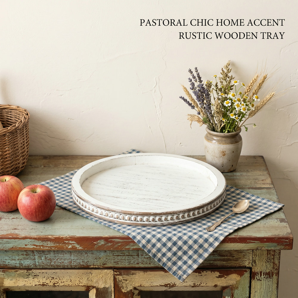 Rustykalna, drewniana taca w s – Zara Home Bathroom Tray recenzja i cena