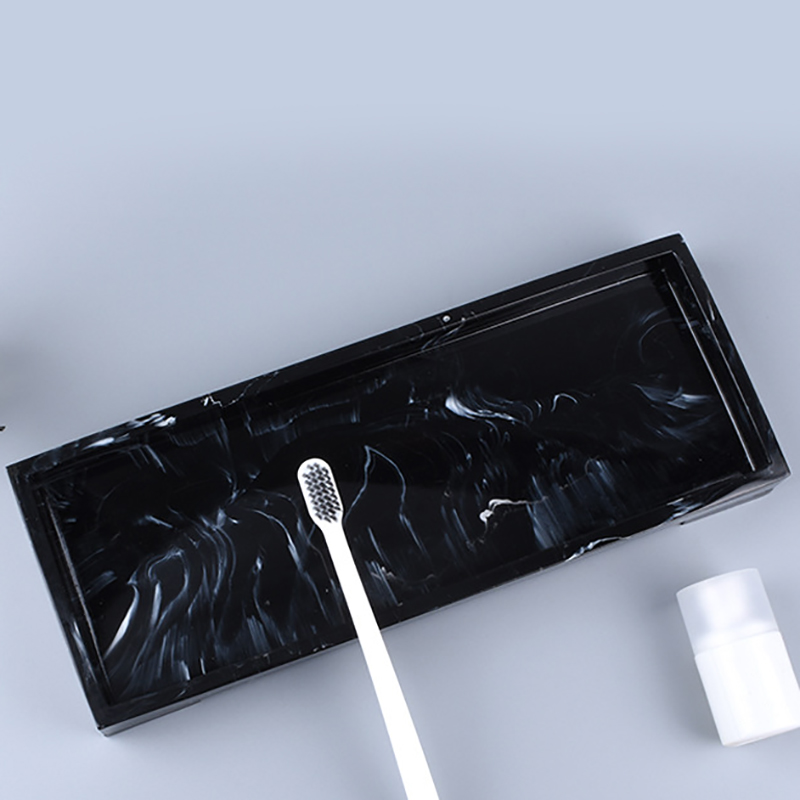 Taca toaletowa czarna do makij – Zara Home Bathroom Tray recenzja i cena