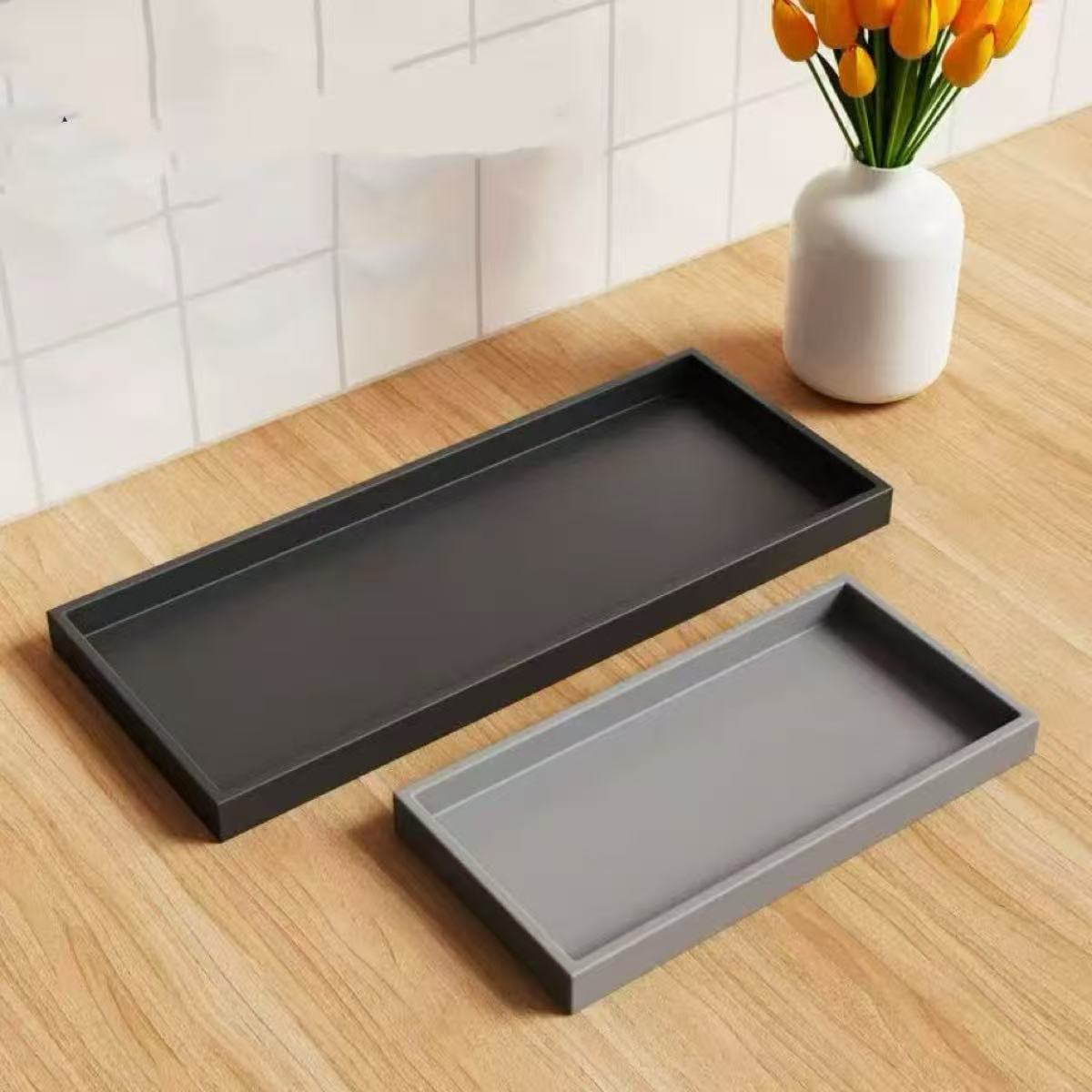 Silikonowa tacka na blat łazie – Zara Home Bathroom Tray recenzja i cena