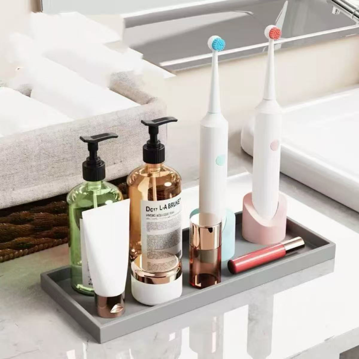 Silikonowa tacka na blat łazie – Zara Home Bathroom Tray recenzja i cena