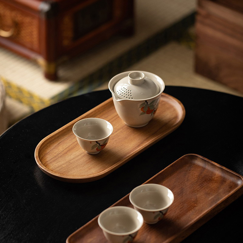 Zastawa stołowa z litego drewn – Zara Home Bathroom Tray recenzja i cena