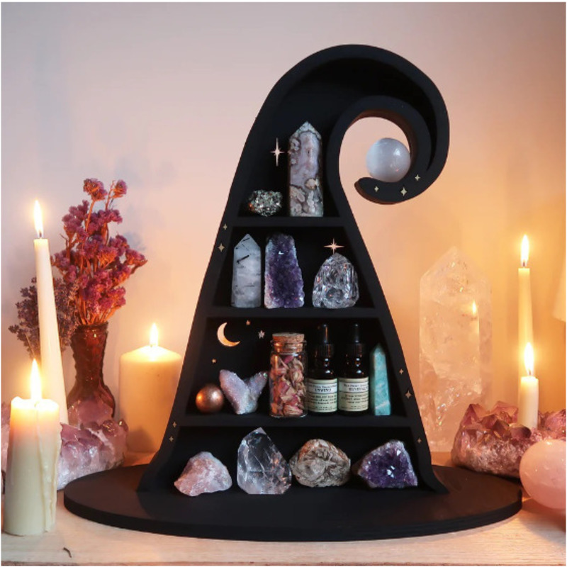 Nowy Vintage kapelusz wiedźmy  – Home Bathroom Shelf recenzja i cena