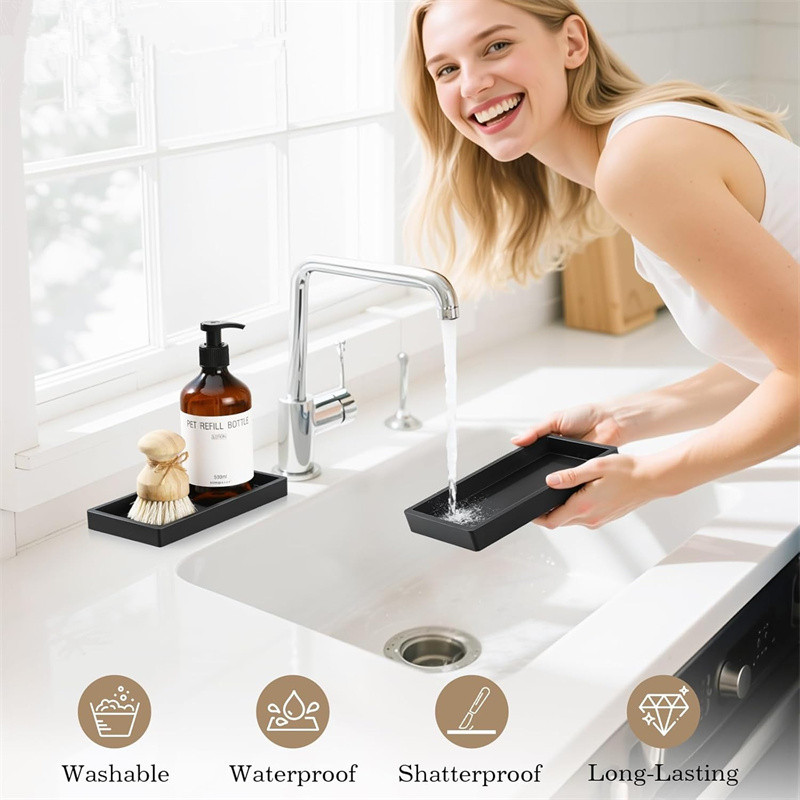 Silikonowa tacka S/L na blat ł – Zara Home Bathroom Tray recenzja i cena