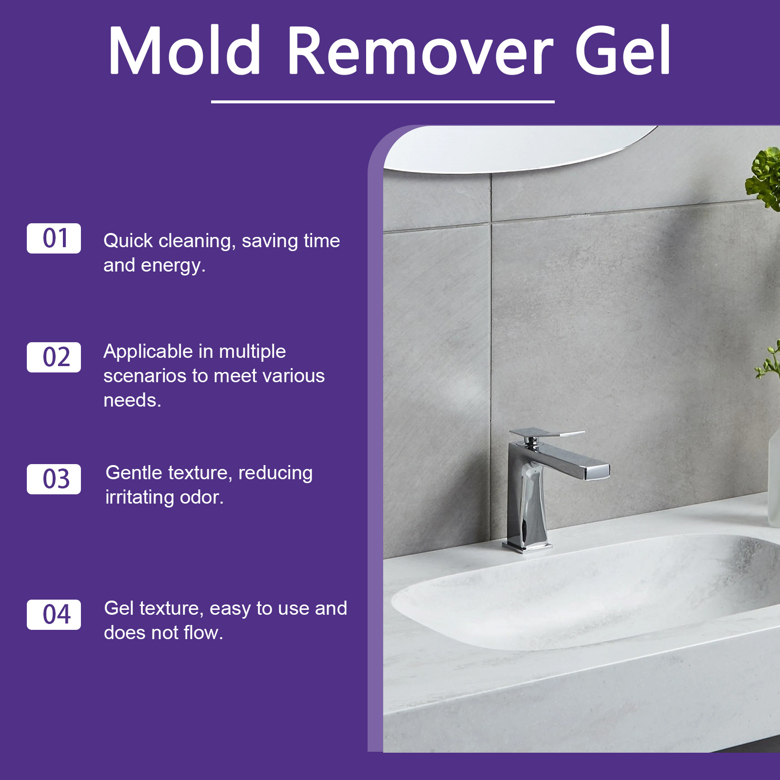 Żel do usuwania pleśni, szybko – Home Bathroom Cleaning Solution recenzja i cena