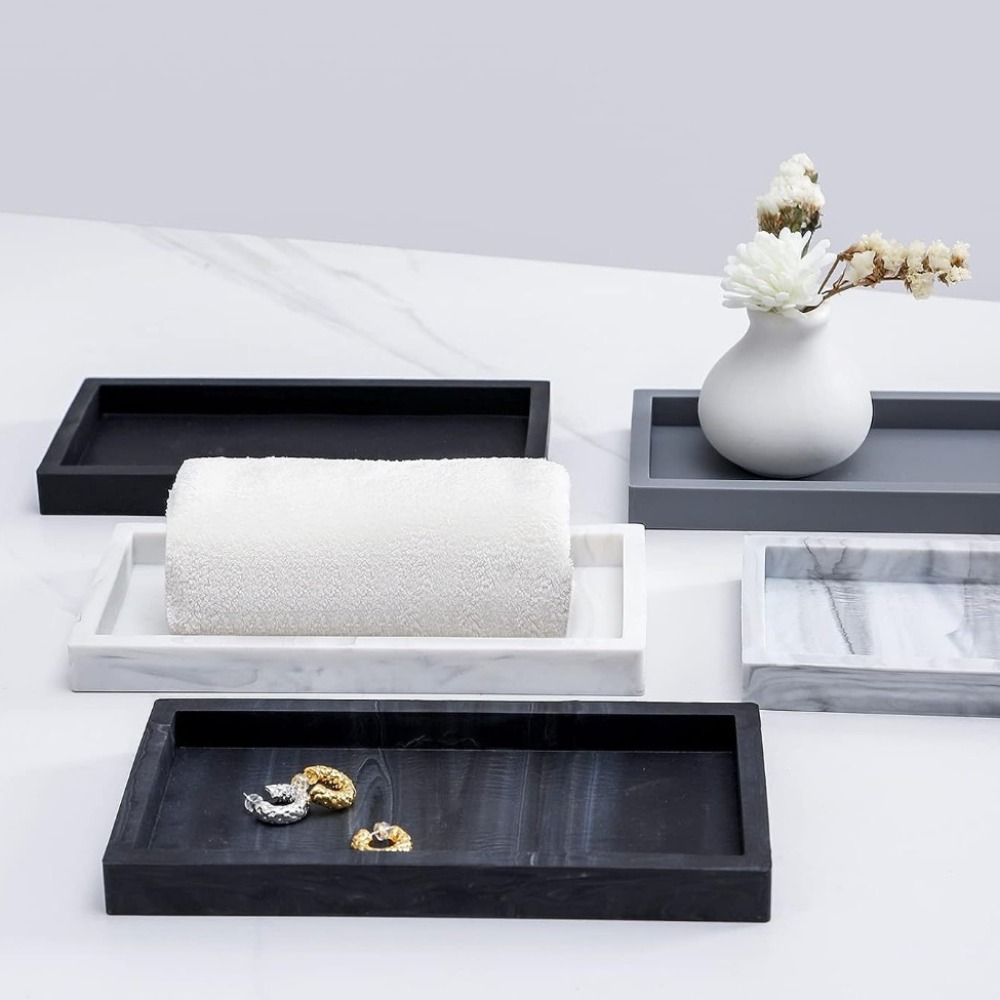 Gruba prostokątna tacka łazien – Zara Home Bathroom Tray recenzja i cena