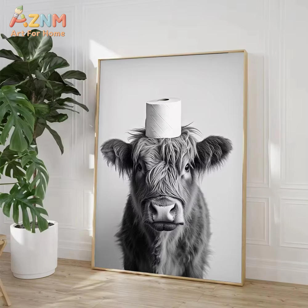 1 szt., Plakat na płótnie z kr – Home Bathroom Wallpaper recenzja i cena