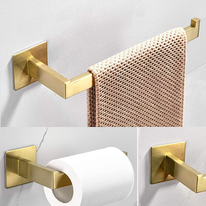 4-częściowy zestaw złotych akc – Home Bathroom Set recenzja i cena