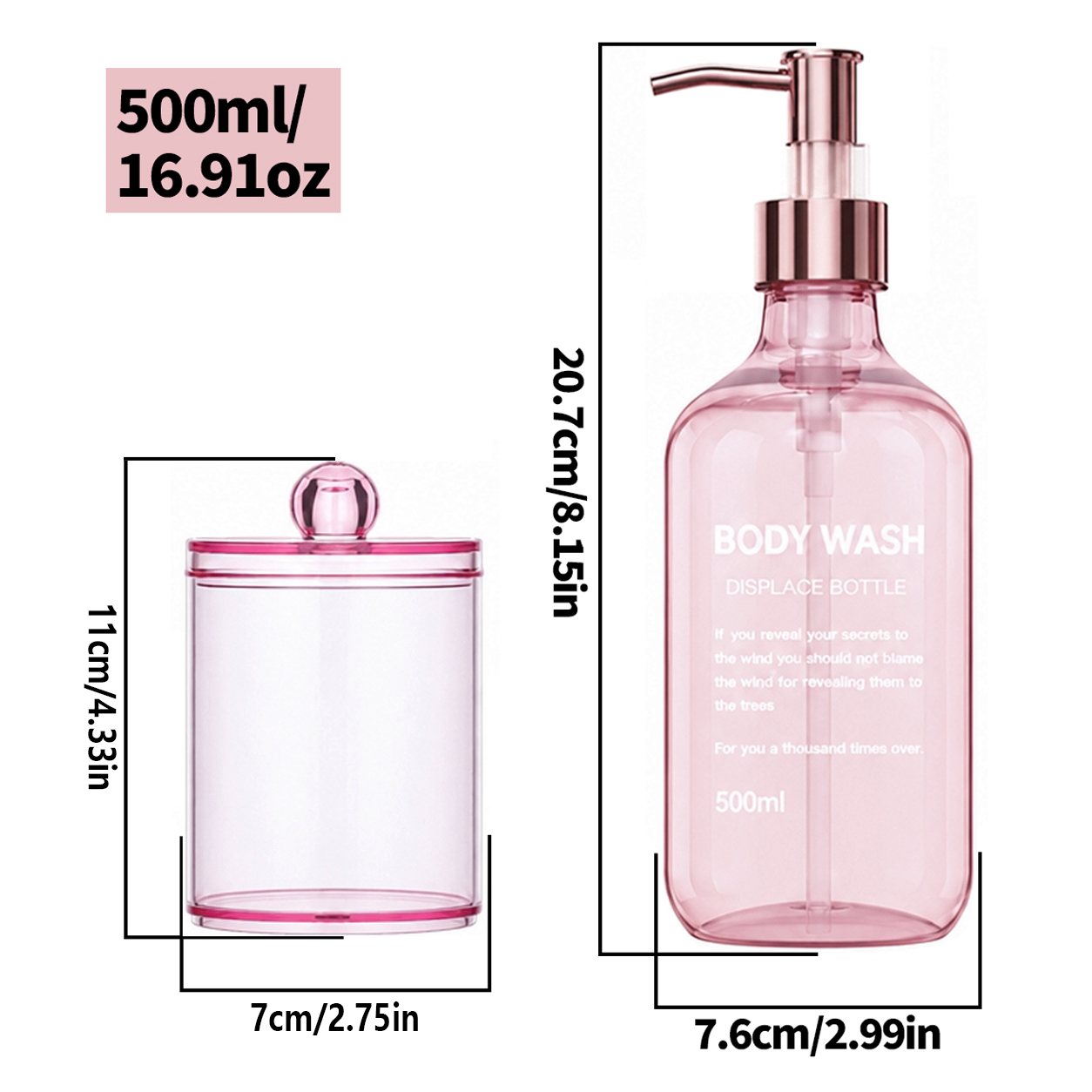 Różowy zestaw łazienkowy do sp – Home Bathroom Spa recenzja i cena