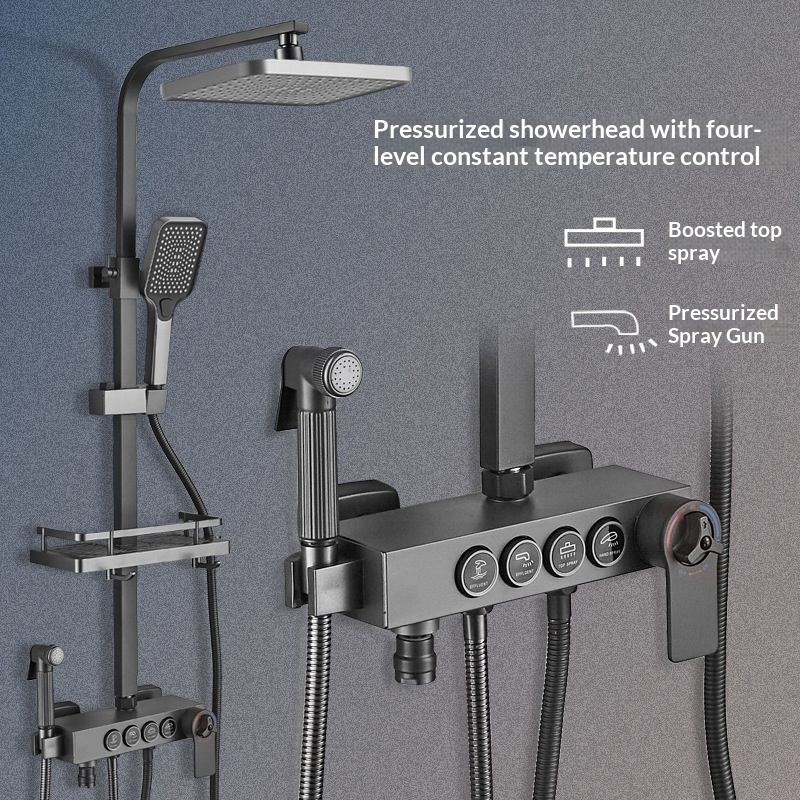 Zestaw prysznicowy ze stali ni – Home Bathroom Set recenzja i cena