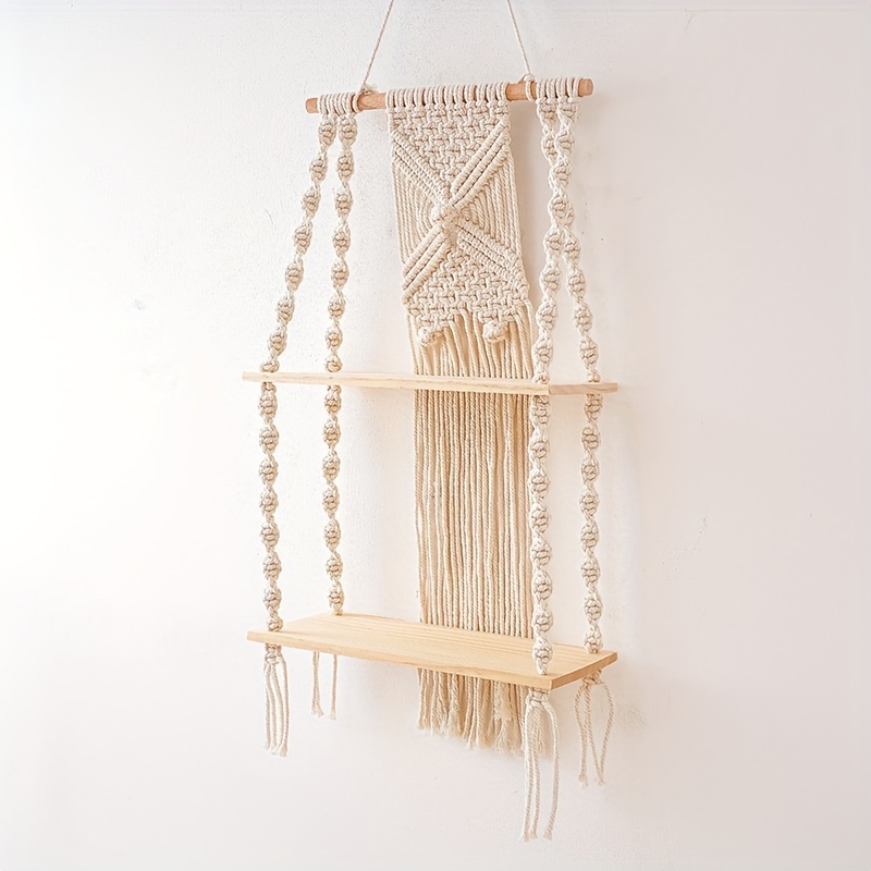 Bohemian ręcznie robiona makra – Home Bathroom Shelf recenzja i cena
