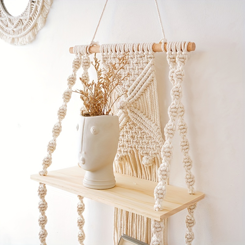 Bohemian ręcznie robiona makra – Home Bathroom Shelf recenzja i cena