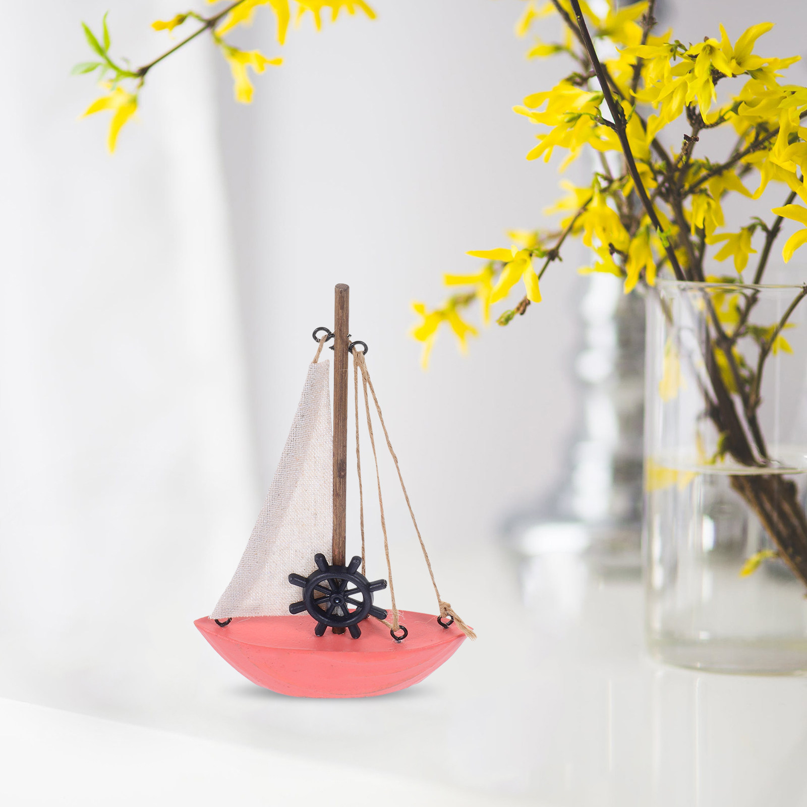 Drewniana Miniaturowa Żaglówka – Home Bathroom Shelf recenzja i cena