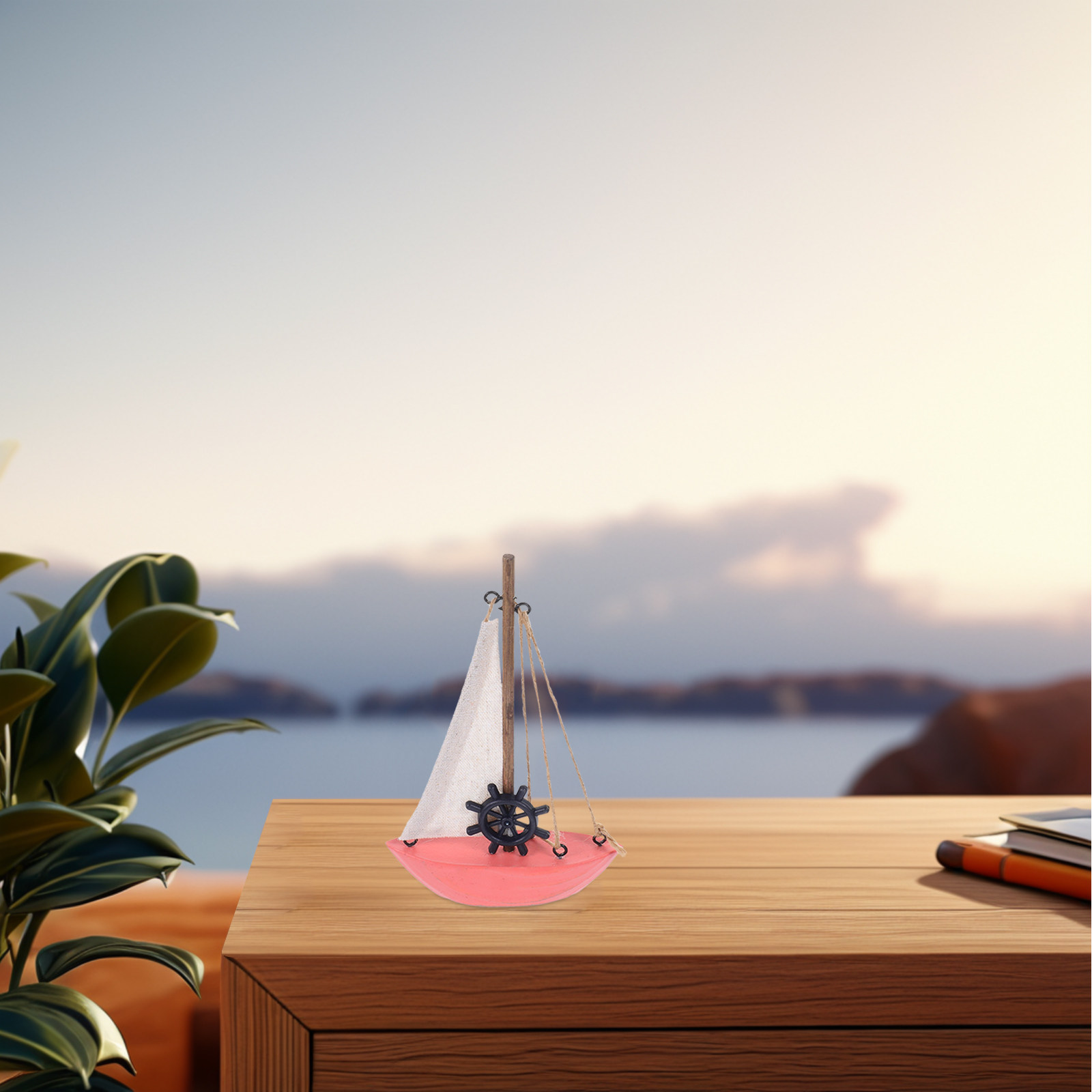 Drewniana Miniaturowa Żaglówka – Home Bathroom Shelf recenzja i cena