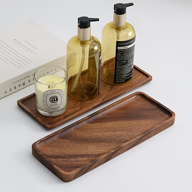 Naturalna Drewniana Taca Prost – Zara Home Bathroom Tray recenzja i cena