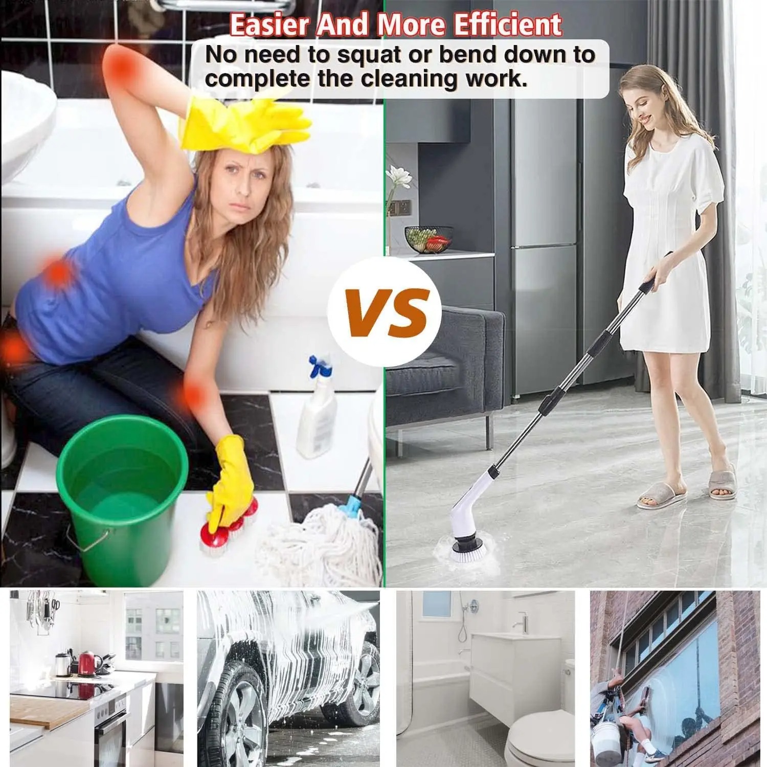 Mocna, bezprzewodowa, elektryc – Home Bathroom Cleaning Machine recenzja i cena