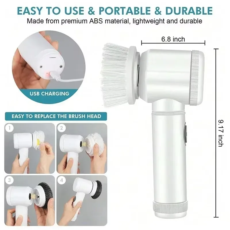 Nowa Bezprzewodowa Szczotka El – Home Bathroom Cleaning Machine recenzja i cena