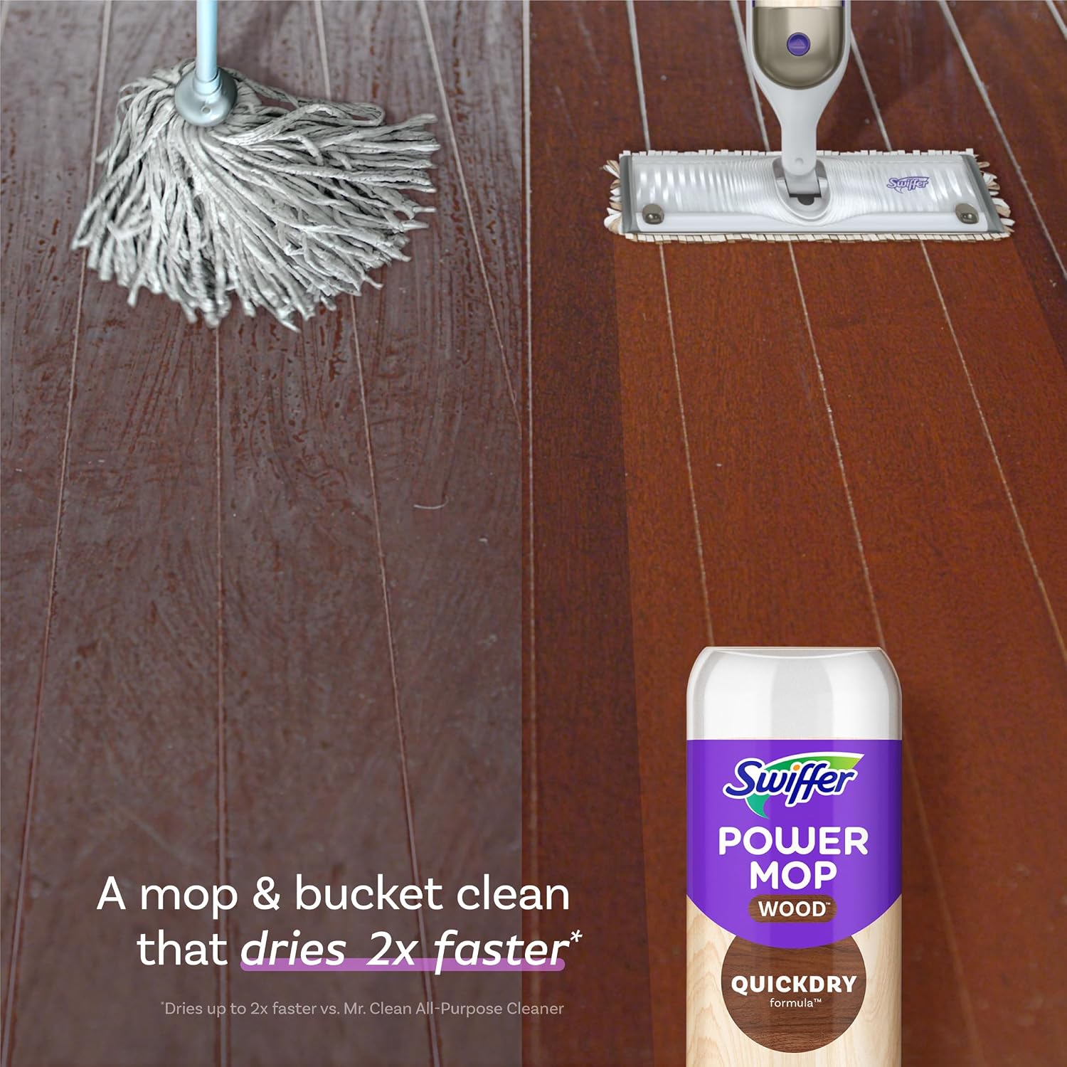 Swiffer Power Mop Wood Refill  – Home Bathroom Cleaning Solution recenzja i cena